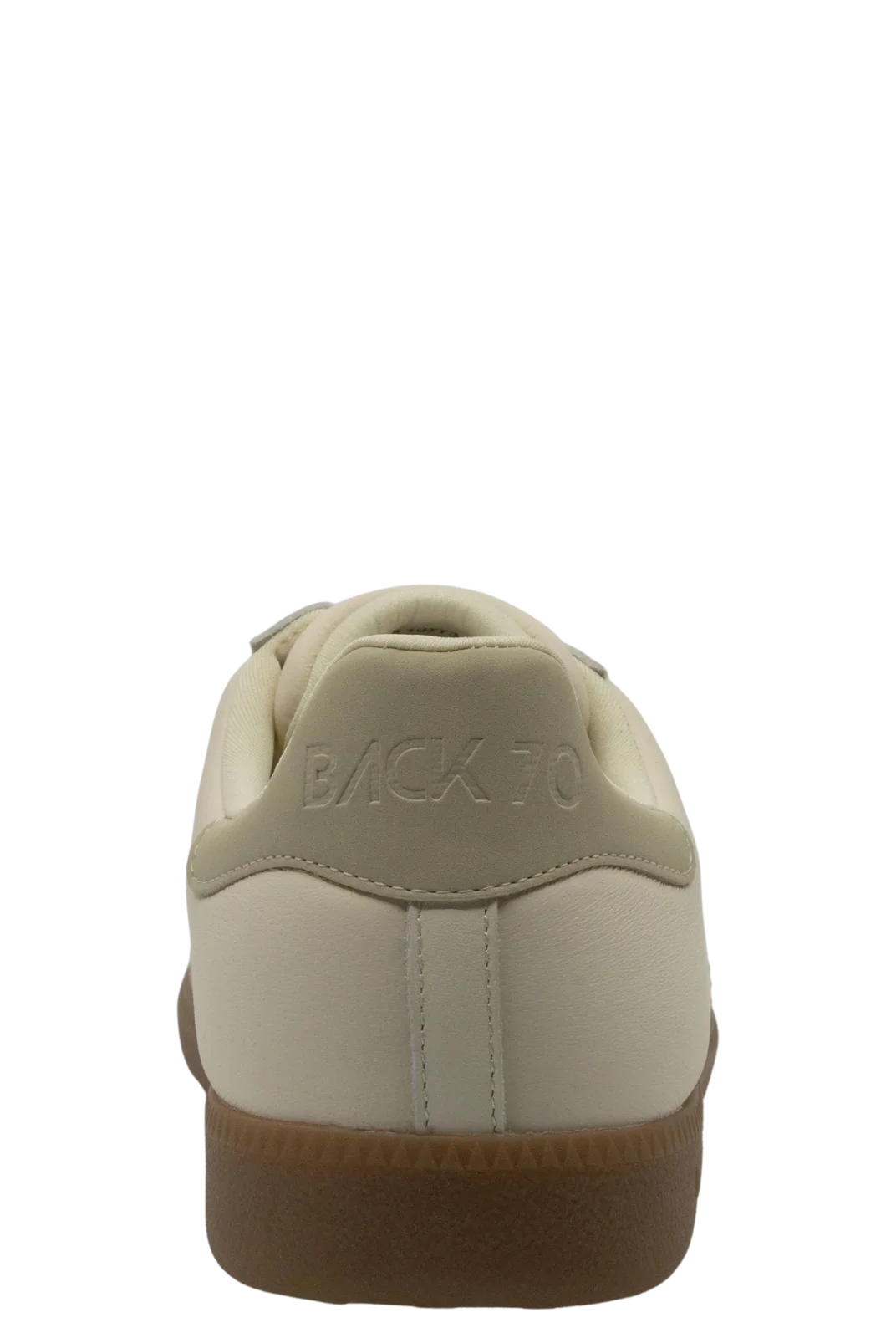 Back 70 Cloud D26 retro trainers cream beige heel detail