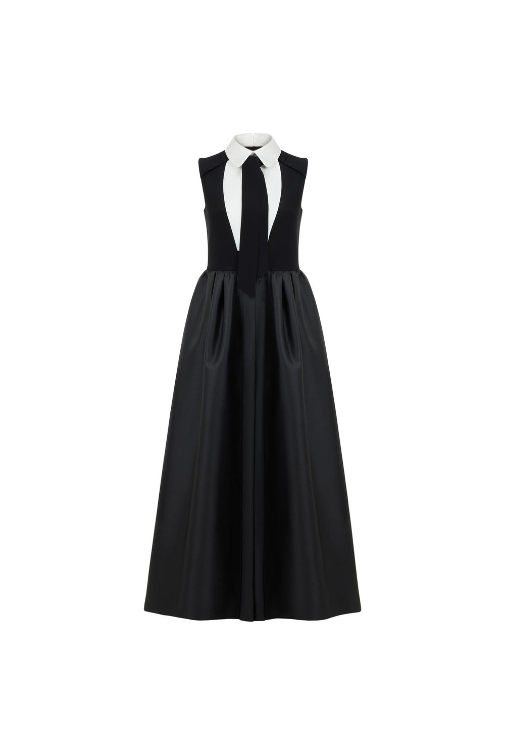 Birelin Couture monochrome bow tie neck evening dress product image