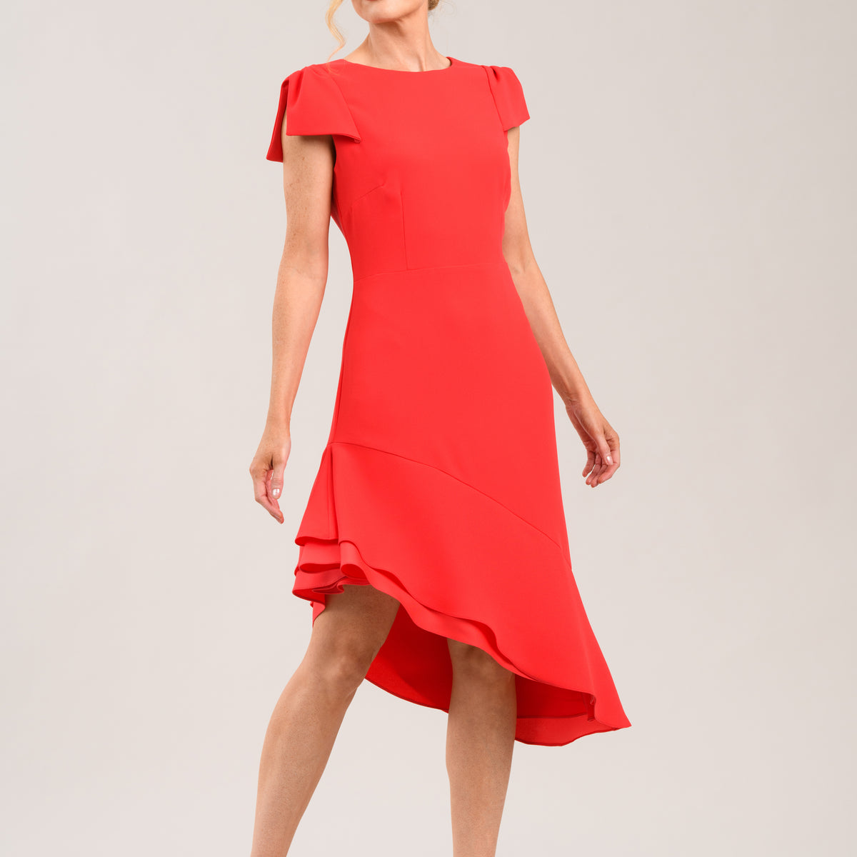 Caroline Kilkenny Aurelia Red Wedding Guest Dress