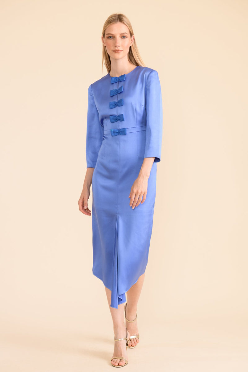 Caroline Kilkenny Maggy Bow Midi Dress Womens Occasion Dresses