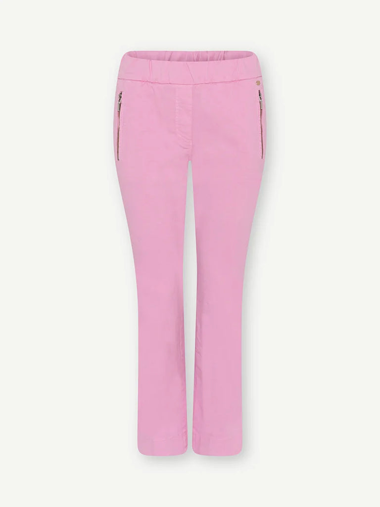 Gustav Dodo Pink Zip Pocket Trousers With Elastic Waist