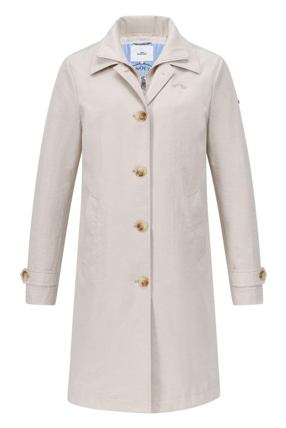 HV Society Piper Classic Trenchcoat women’s beige button front trench coat