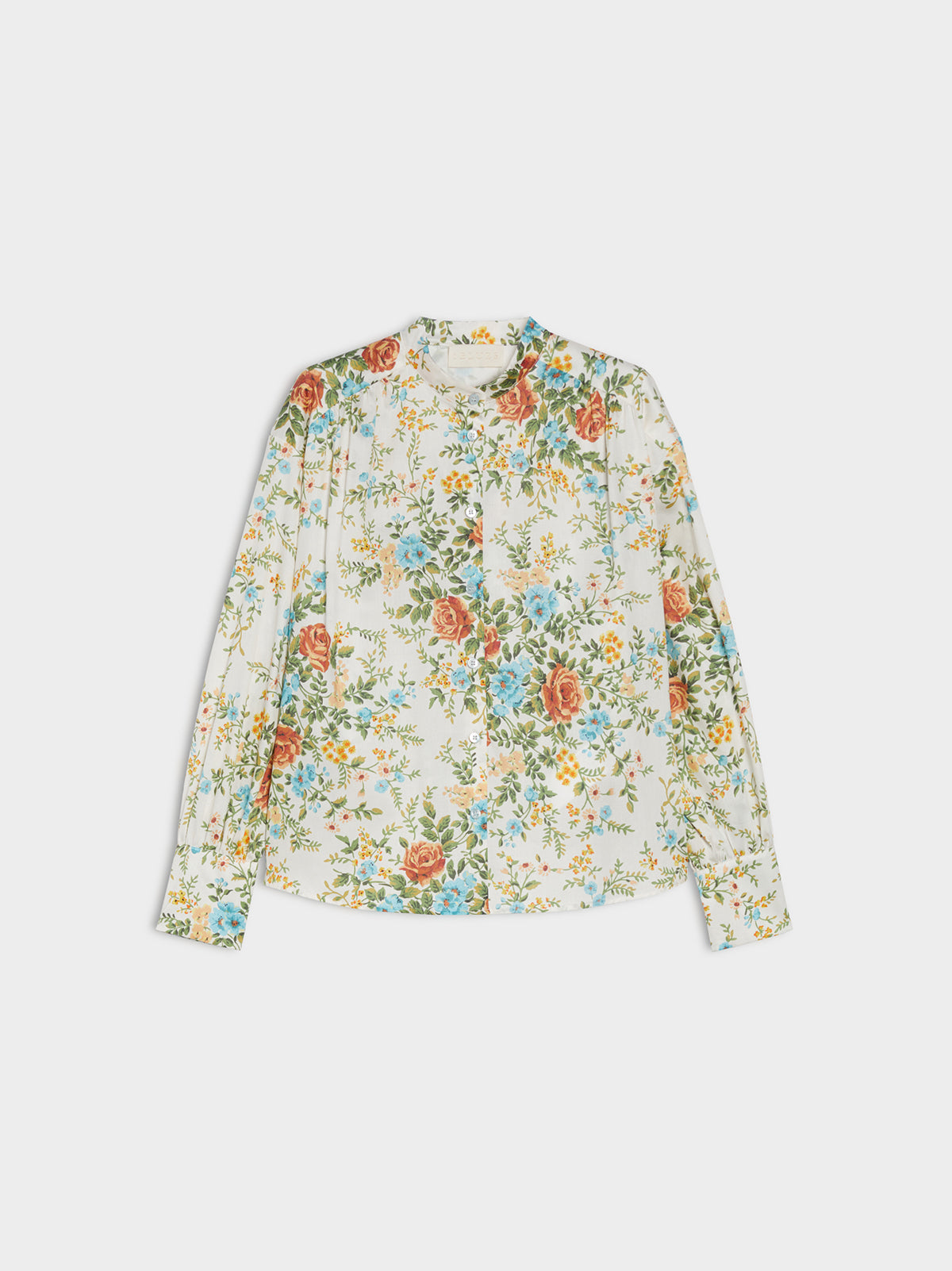 iBlues Elmi cream floral blouse flat product image