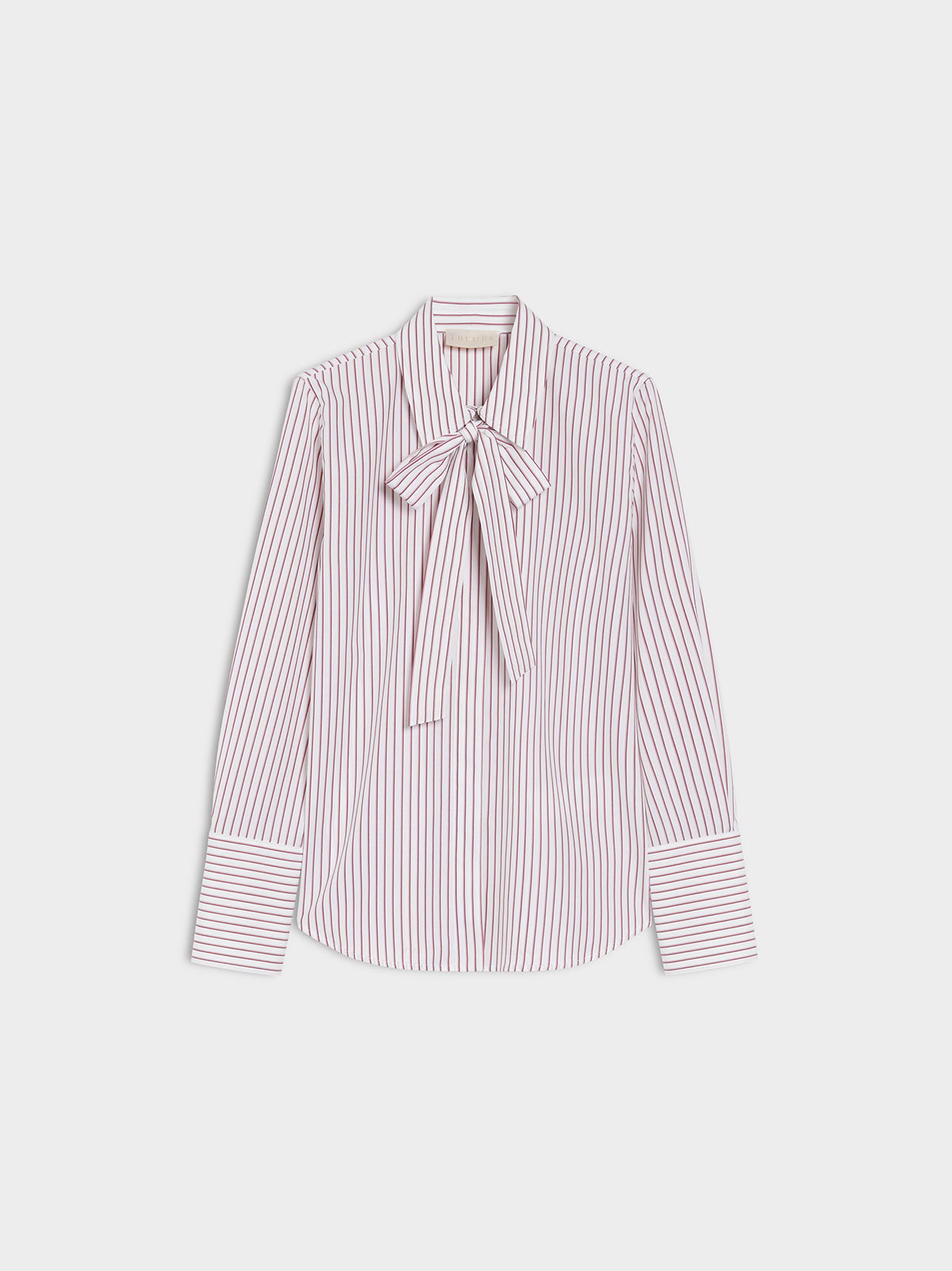 iBlues Ozio pinstripe blouse flat product image