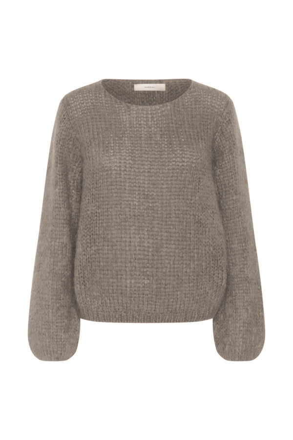 InWear Jetra mohair wool blend crew neck jumper front product view
