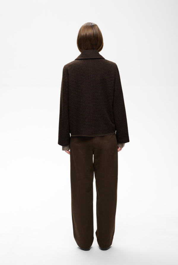 InWear Hendrix brown jacket back view on model