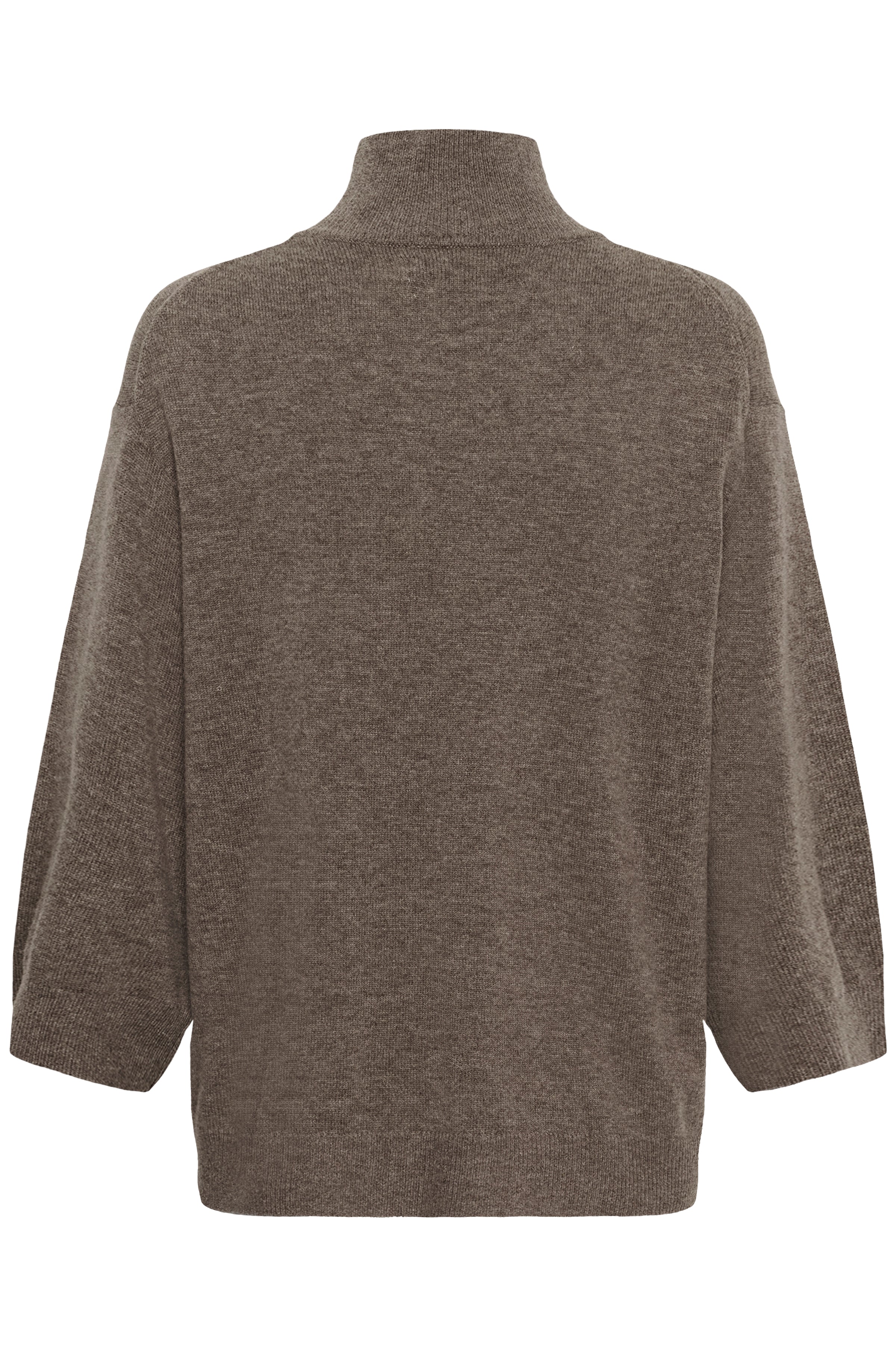 InWear Tally relaxed taupe turtle neck jumper product back view