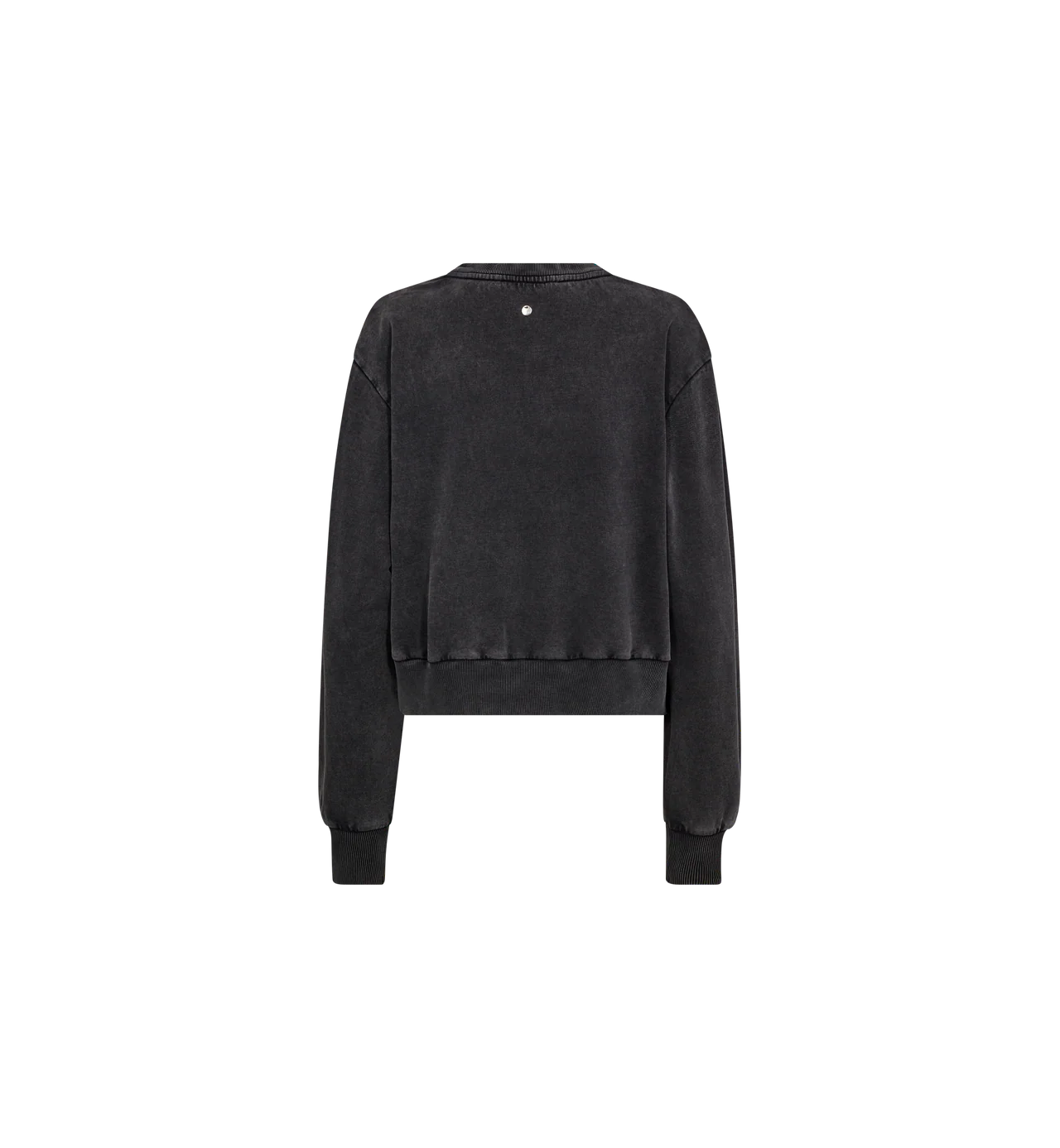 Back of Mos Mosh Cosette sweatshirt in grey wool blend