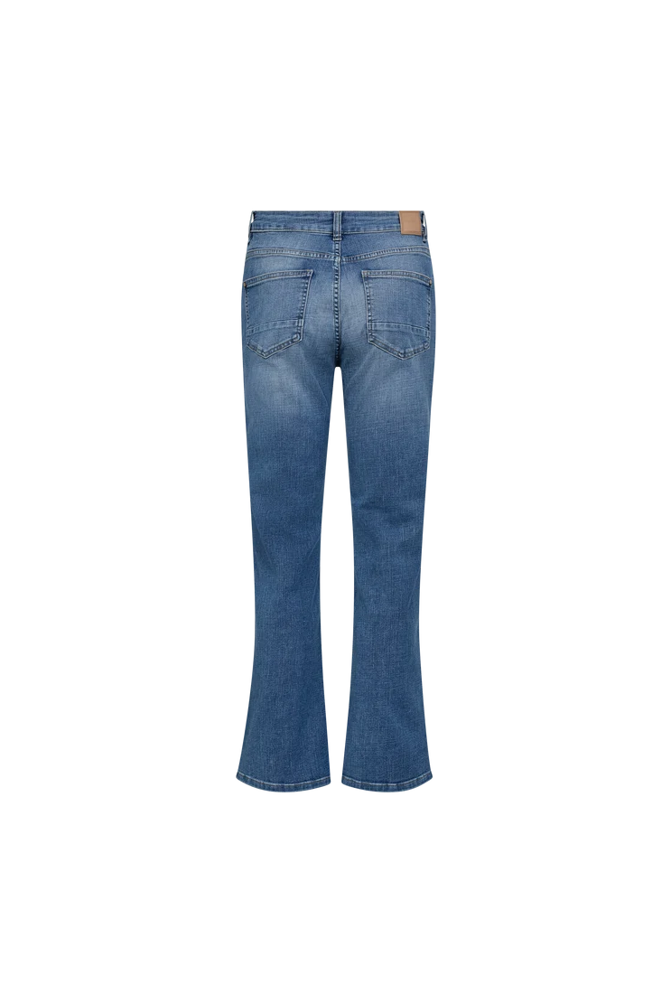 Mos Mosh Cecilia Perla blue flared jeans back view