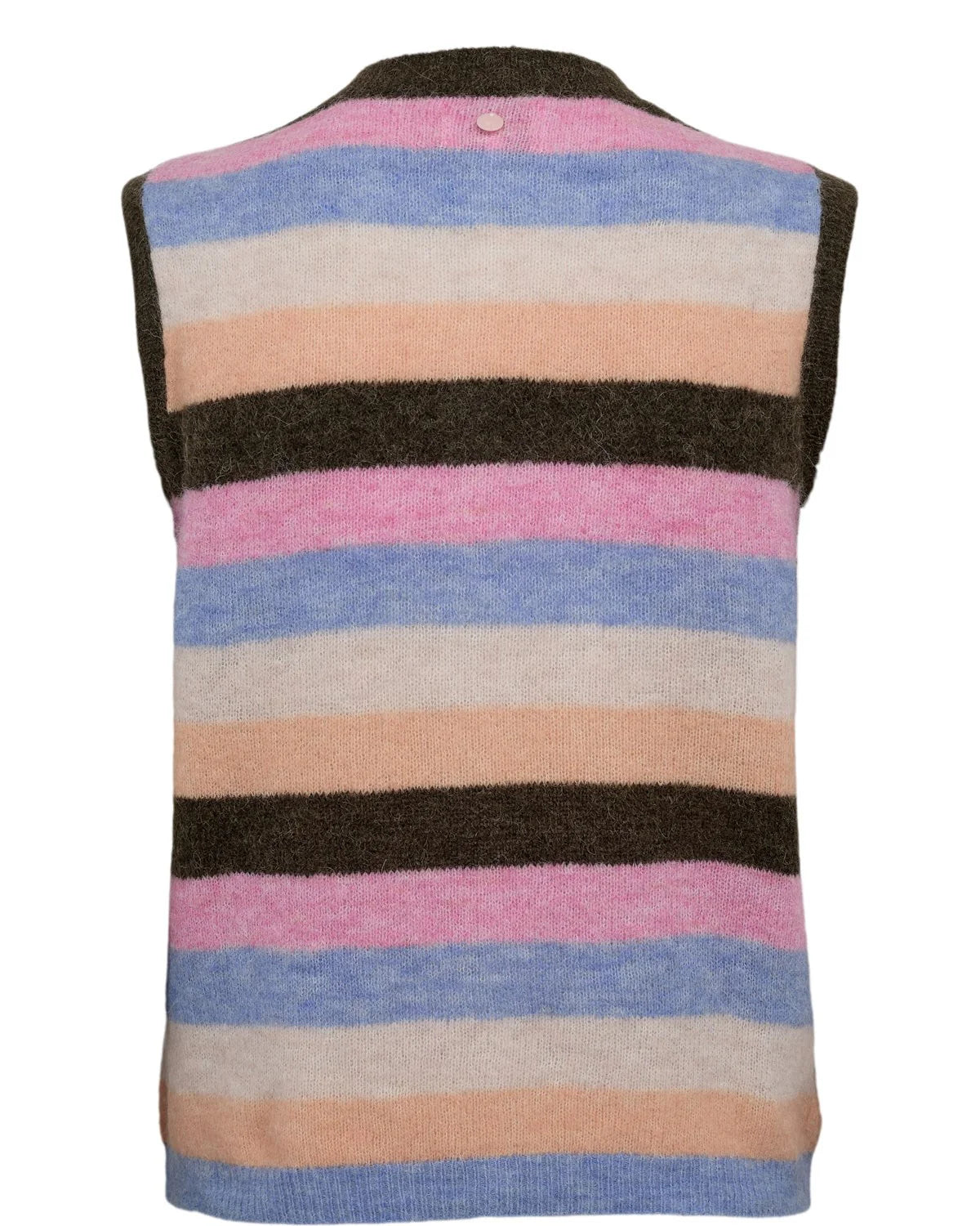 Numph Nuriette striped knit vest top flat lay back