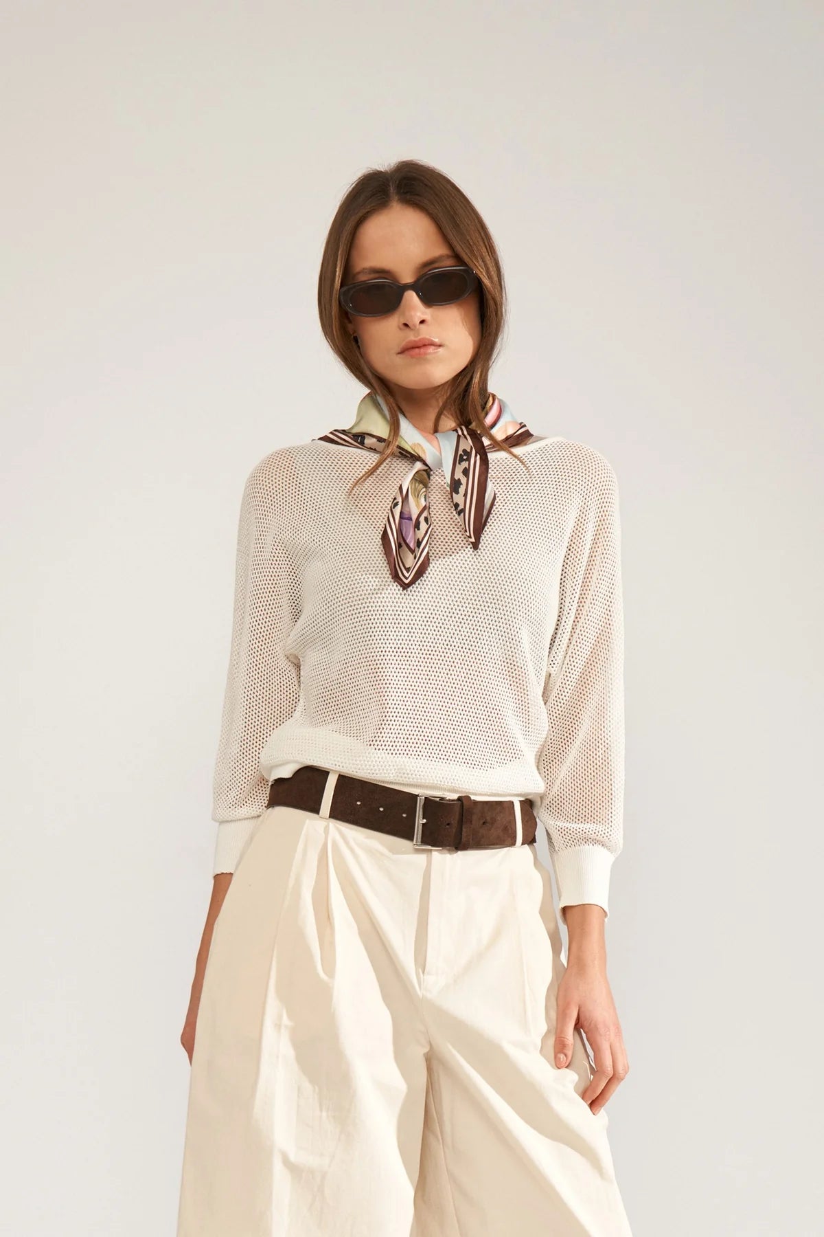 Numph fairytale print neck scarf