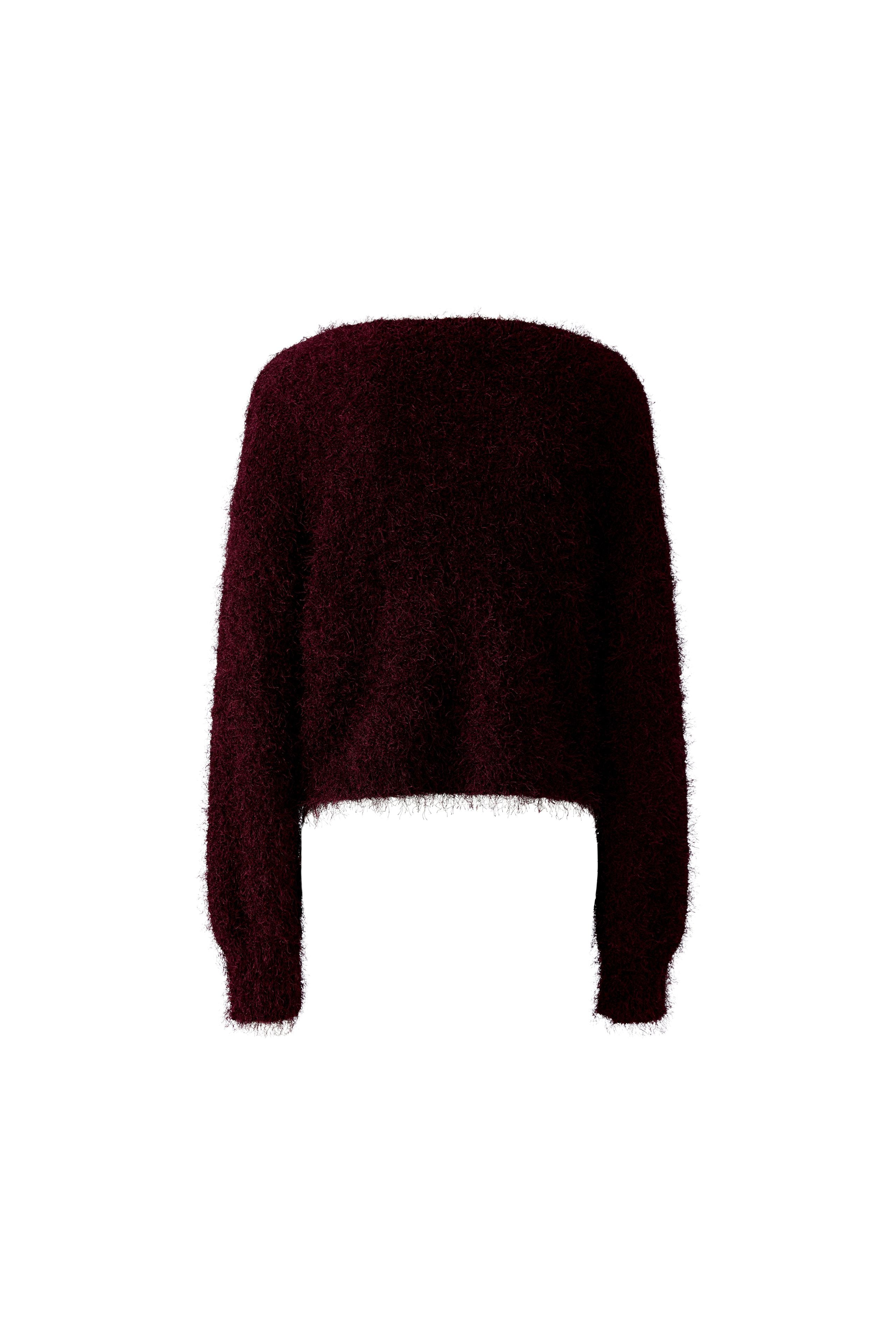 Oui Women’s knitwear in rich berry shade