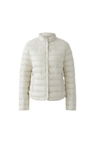 Cream Oui funnel neck padded jacket with zip pockets