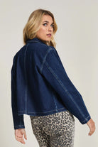 Close-up of front back of Para Mi Rosie jacket