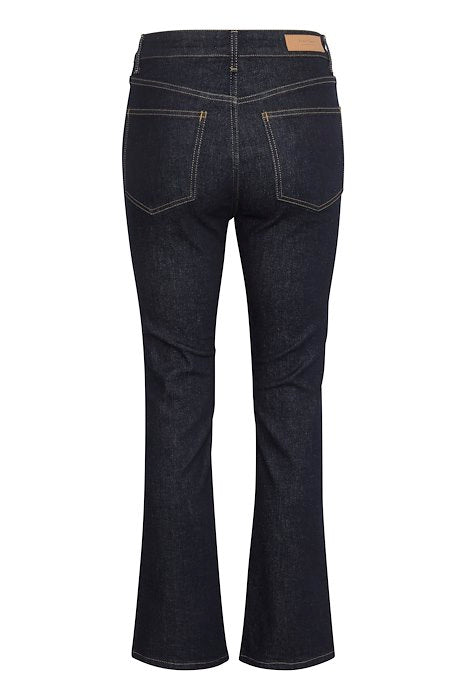 Part Two Ryan Dark Denim Bootcut Jeans From Back