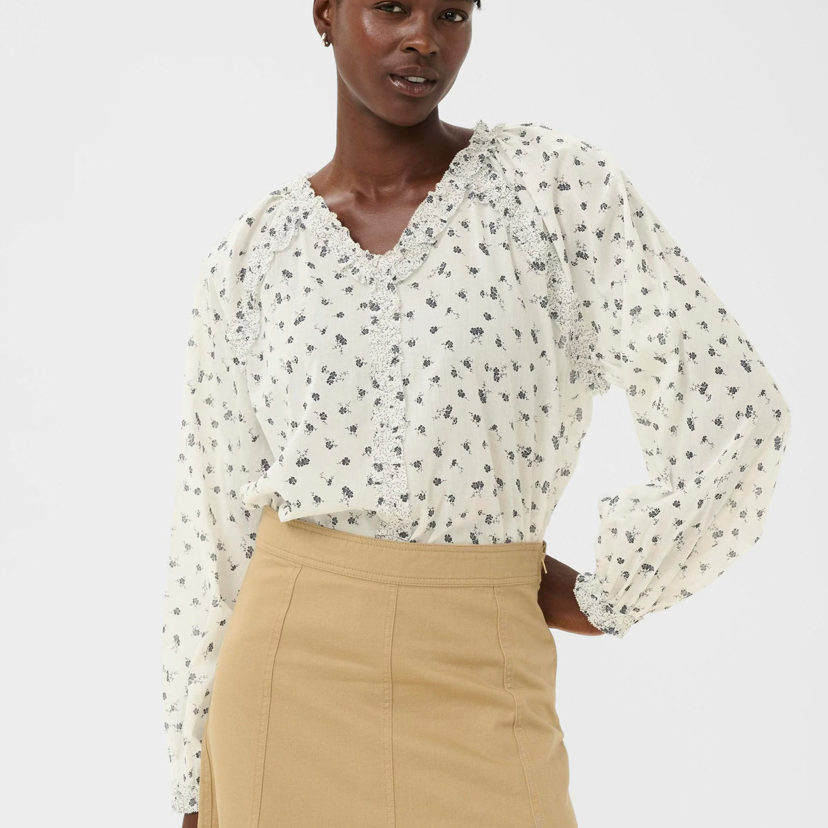 Part Two Zadie Floral Bouquet Print Blouse – Ribbon Rouge Boutiques