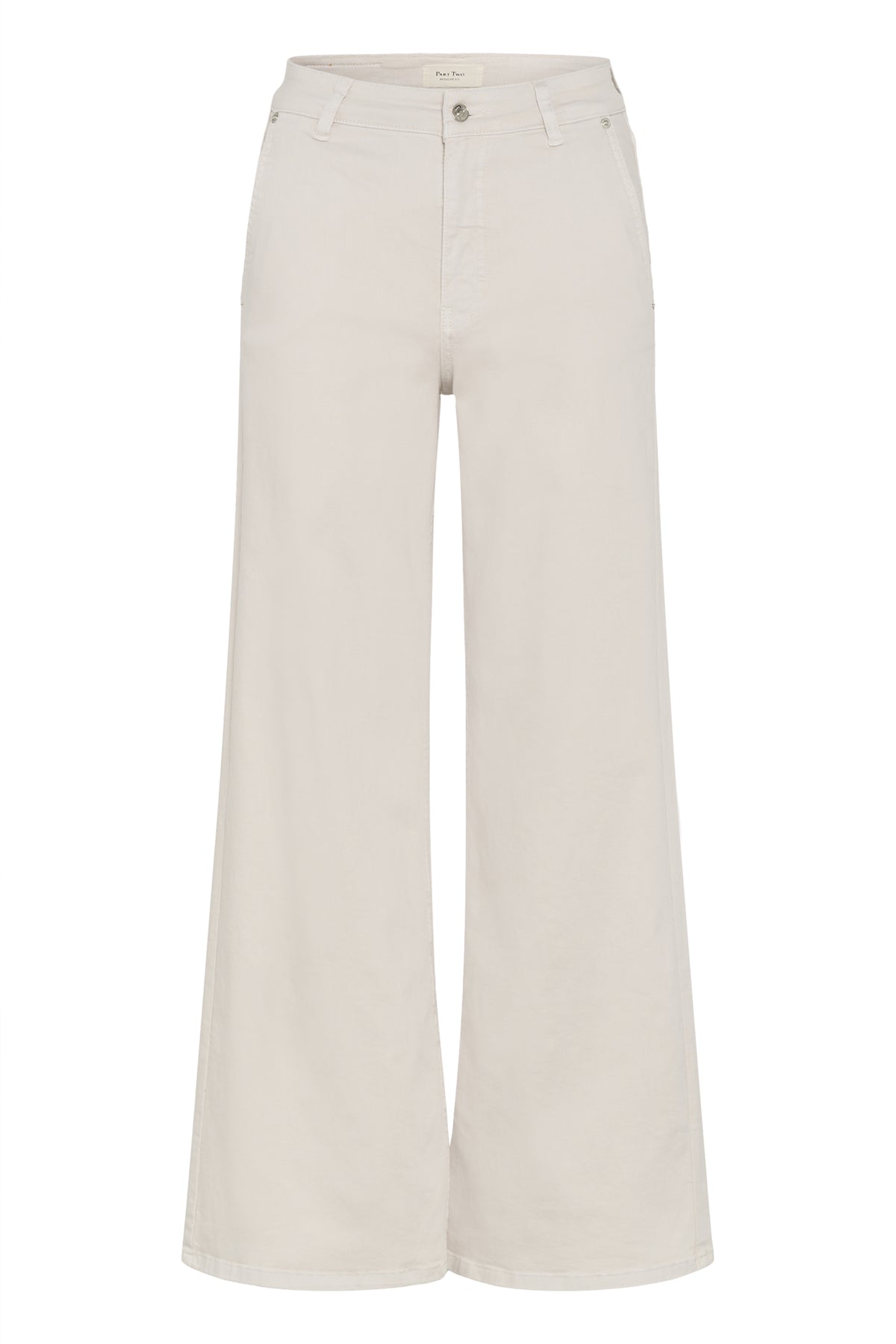 Part Two Safina flared leg jeans women front view neutral denim