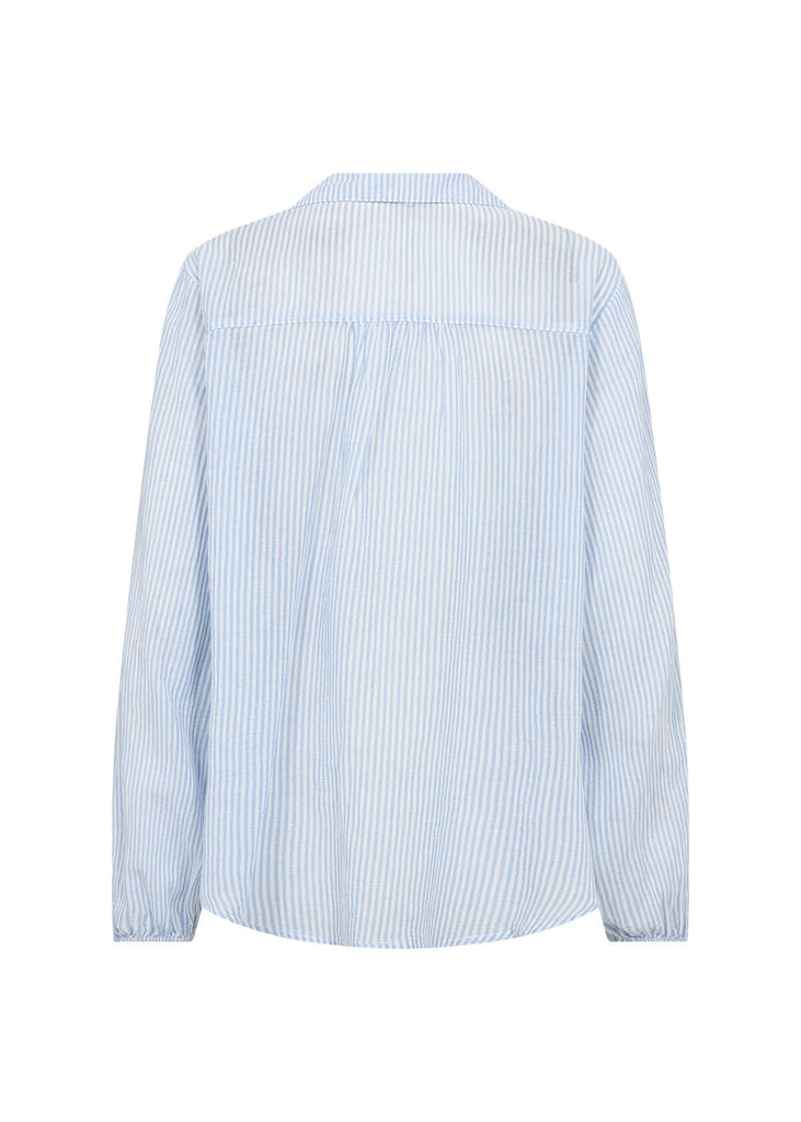Soyaconcept Dione Classic Blue Striped Shirt - Back
