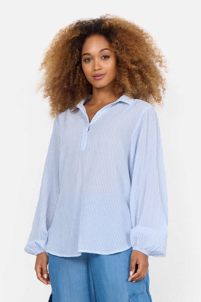 Soyaconcept Dione Classic Blue Striped Shirt