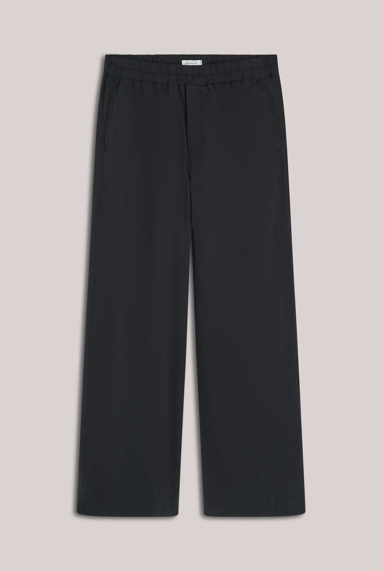 Summum wide leg palazzo trousers in navy