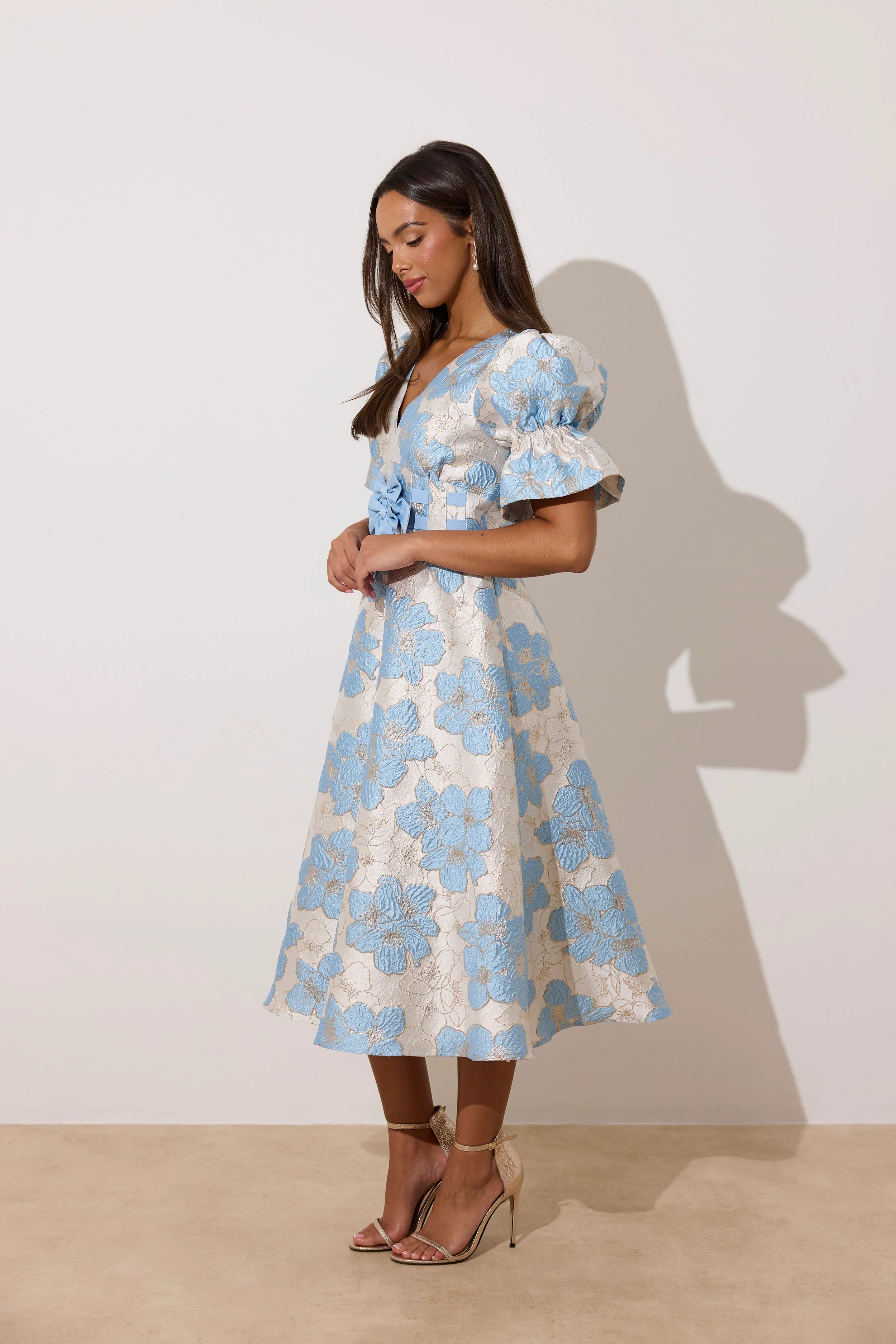 8th Sign Callie Bow Front Occasion Dress side view