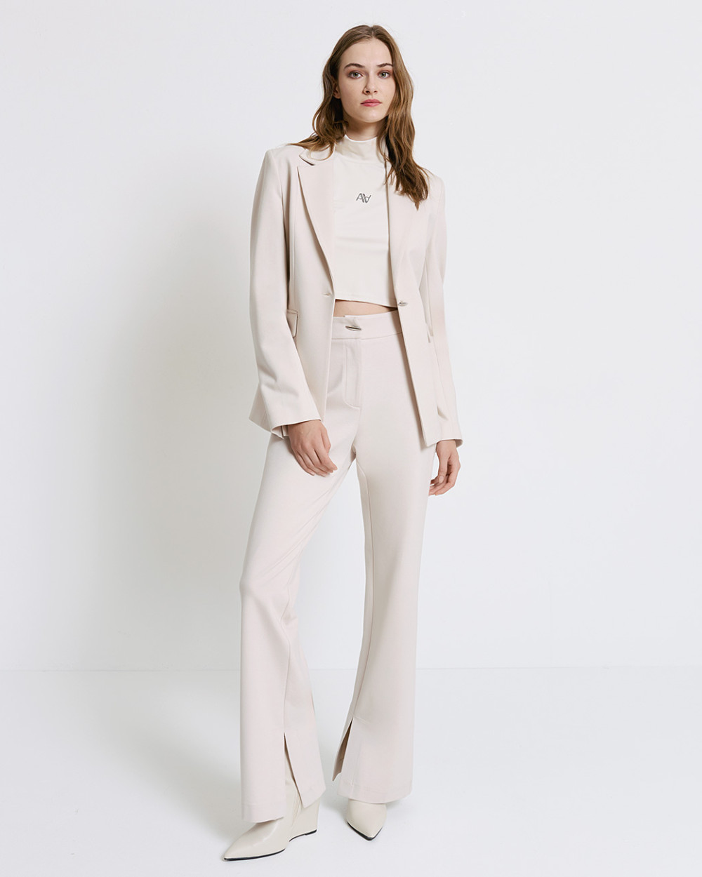 Access Fashion Cream Single Breasted Blazer XS Cream