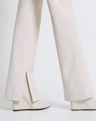 Access Fashion Smart cream Trousers With Split Hems