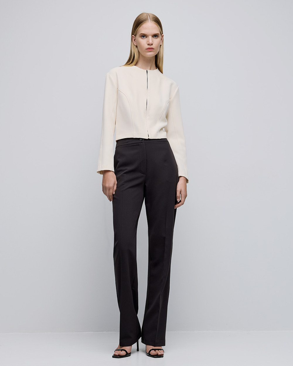 Access Fashion Straight-leg Trousers With Elastic Waist