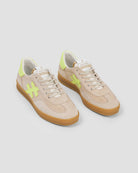 Another Trend Iconic Beige/Yellow Lace-up Trainers