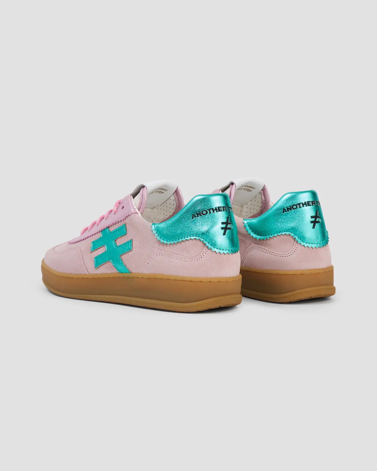 Another Trend Pink Turquoise Sporty Trainers