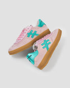 Another Trend Pink Turquoise Sporty Platform Sole Trainers