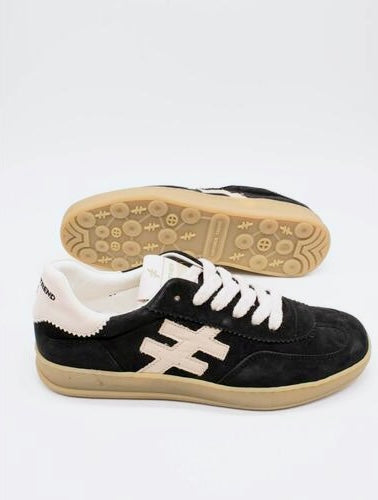 Another Trend Black/Beige Sporty Trainers