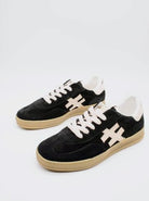 Another Trend Black/Beige Sporty Trainers