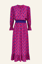     Aspiga Maeve EcoVero midi dress full outfit styling