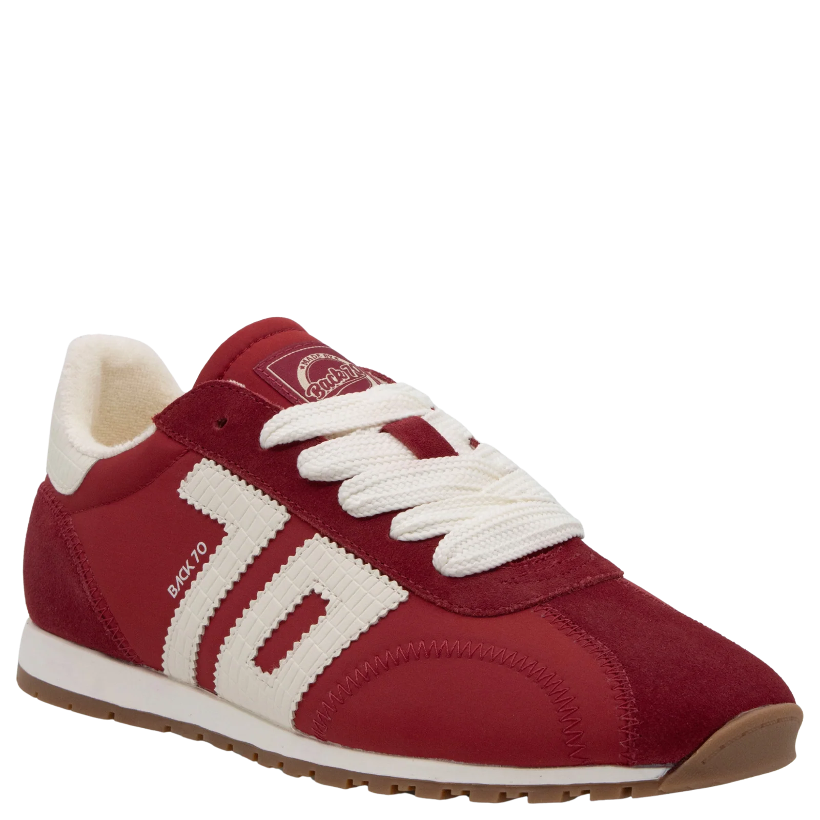  Back 70 Asian sporty retro trainers angled front view
