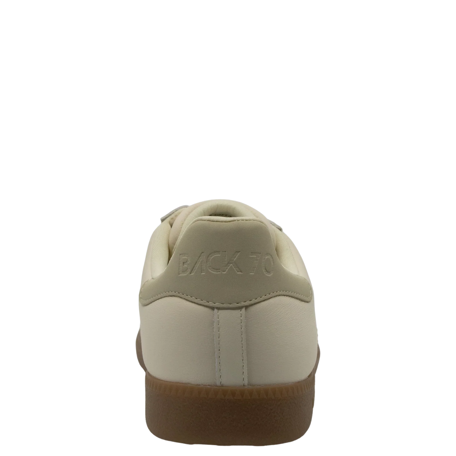 Back 70 Cloud D26 retro trainers cream beige heel detail

