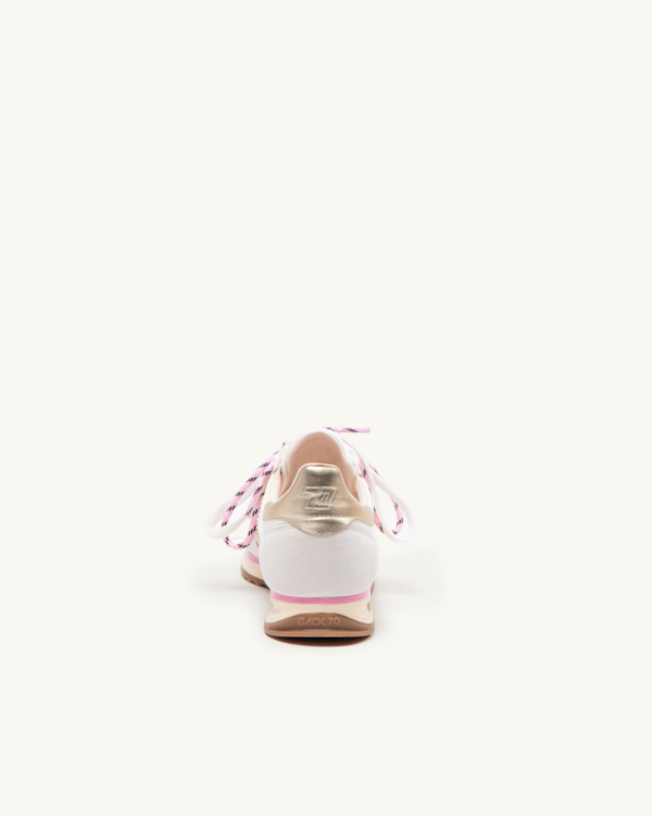     Back 70 Jogger Spongy white trainers back view