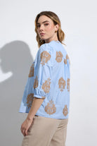 Bariloche Bielsa embroidered blouse back view
