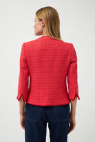 Bariloche Brillo Reeld Tweed Style Short Boucle Jacket From Back 