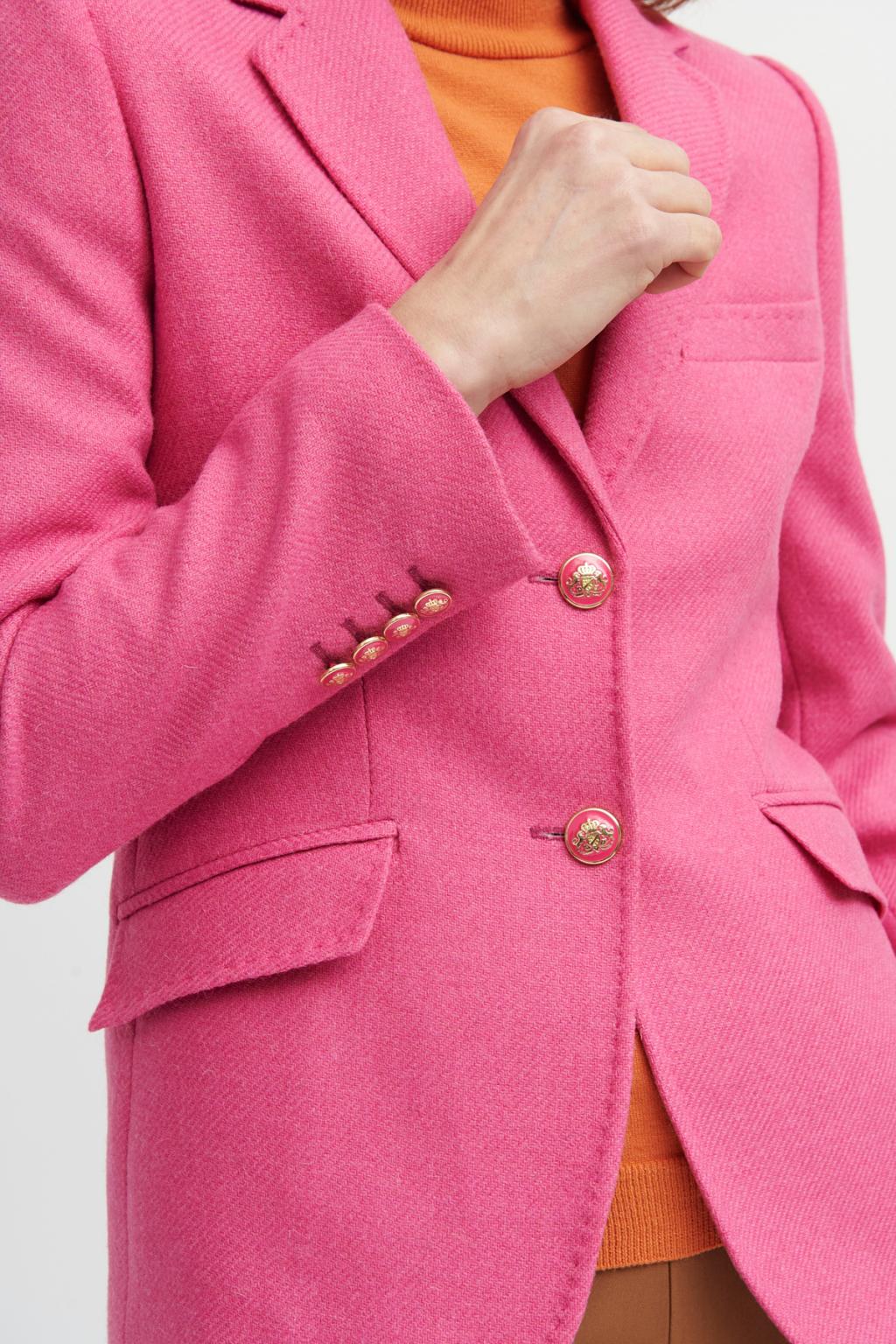 Joules mollie blazer pink best sale