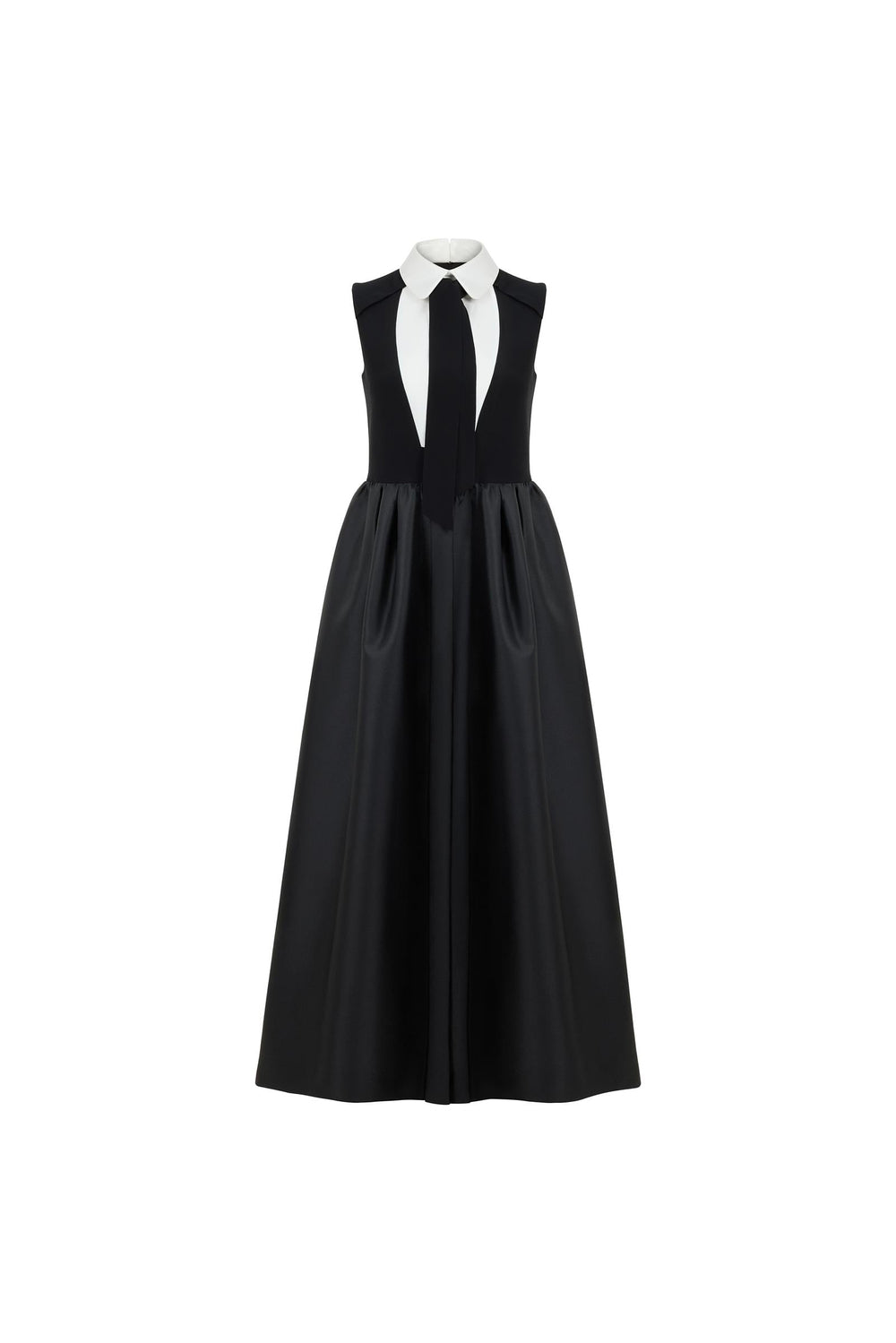 Birelin Couture monochrome bow tie neck evening dress product image
