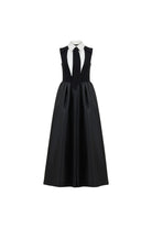 Birelin Couture monochrome bow tie neck evening dress product image