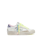 Crime London SK8 Deluxe Platform Trainers in Electric Kiss