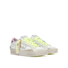 Crime London SK8 Deluxe Platform Trainers - Electric Kiss