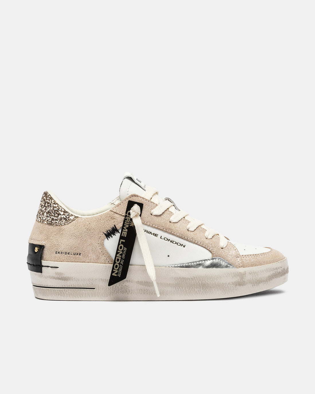 Suede platform trainers Ireland – Crime London SK8 Deluxe