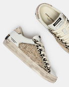 Crime London Chrome Fang trainers lace detail