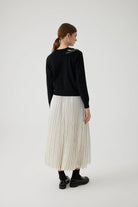 Exquise Afsaneh Beaded Black Knit Jumper From The Back