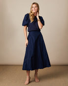 Fee G Anita Puff Ball Skirt - Navy