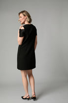 Fee G Coco little black mini dress back view