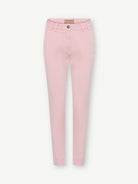Gustav Carli cropped chino trousers in soft pink stretch cotton with 7/8 length and mid-rise fit
